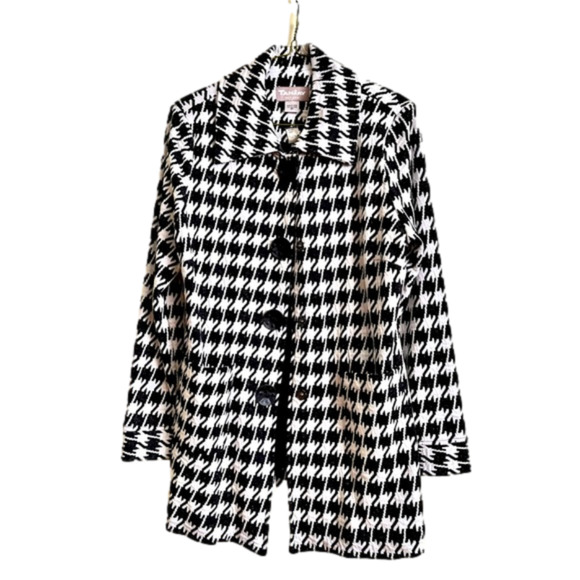 COPY - Beautiful houndstooth jacket/coat NWT! - Picture 1 of 10